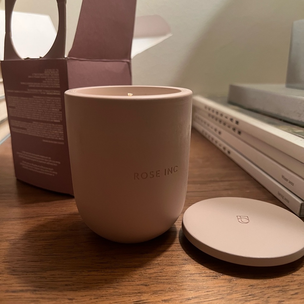 Rose Inc Signature Candle with Lid